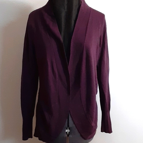 Merona Sweaters - 3/15 or FREE wP Merona open long layering cardigan shell edge EUC